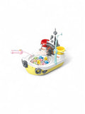 Multifunction Fishing Boat Toy for Kids - Yellow | Interactive Play - Model NX-N-24