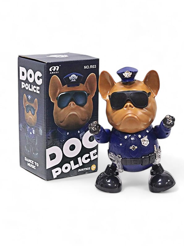 Musical Dancing Police Dog Toys For Kids (MS-S-24) - Toyloft