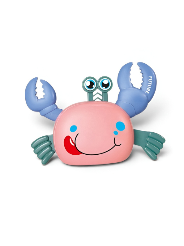 Musical Walking Crab Baby Toy – Interactive Tummy Time Crawling Toy with LED Lights & Music LMI11174.