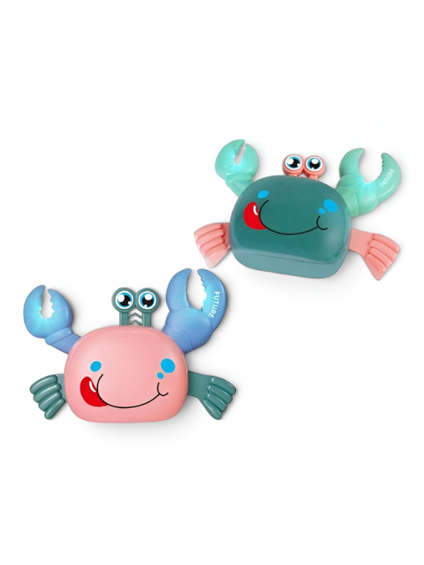 Musical Walking Crab Baby Toy – Interactive Tummy Time Crawling Toy with LED Lights & Music LMI11174.