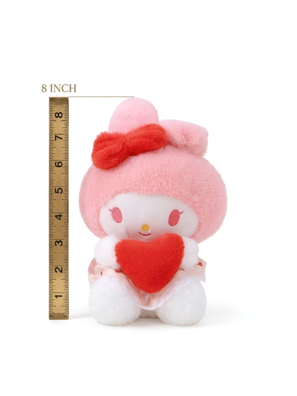 My Melody Plush Toy with Heart - Adorable 8-Inch Soft Collectible Gift for Kids ST11451