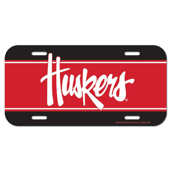 Nebraska Cornhuskers License Plate-0