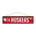 Nebraska Cornhuskers Sign 4x17 Wood Avenue Design-0