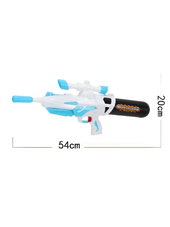 Neon & Black High-Pressure Water Gun with Scope | Automatic Pichkari for Summer Water Fights LMI14291.