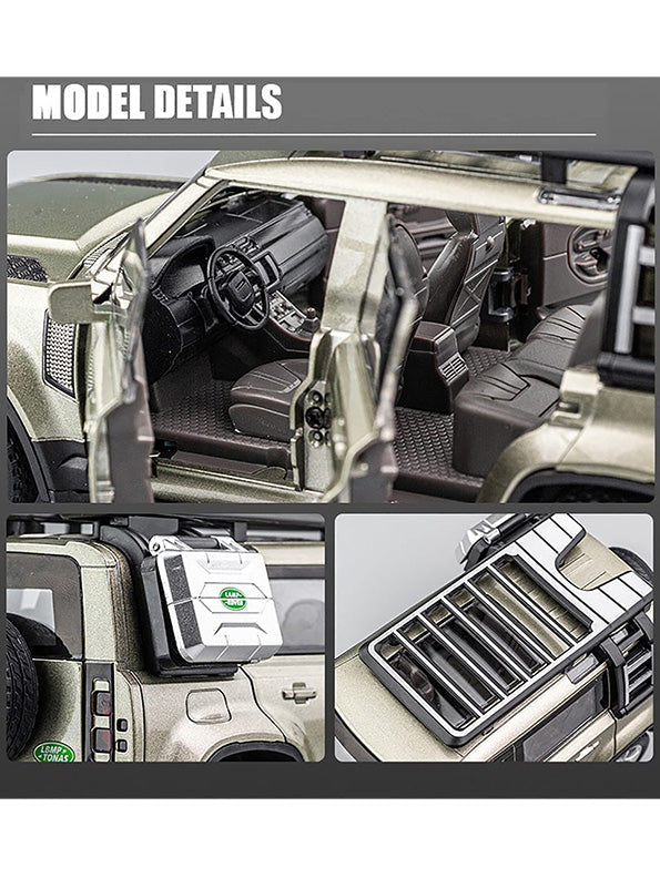 Land Rover New Defender Metal Model Diecast Car - Green (TV-May-13) - Toyloft