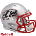 New Mexico Lobos Helmet Riddell Replica Mini Speed Style Silver-0