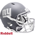 New York Giants Helmet Riddell Replica Full Size Speed Style Slate Alternate-0