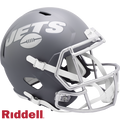 New York Jets Helmet Riddell Replica Full Size Speed Style Slate Alternate-0