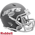 New York Jets Helmet Riddell Replica Mini Speed Style Slate Alternate-0