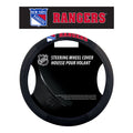 New York Rangers Steering Wheel Cover Mesh Style CO-0
