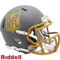 NFL Shield Helmet Riddell Replica Mini Speed Style Slate Alternate-0