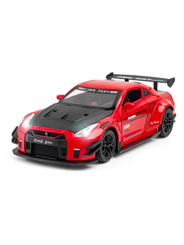 Nissan GT-R R35 Diecast Model Car 1:24 Scale with Smoke Effect LMI16818.