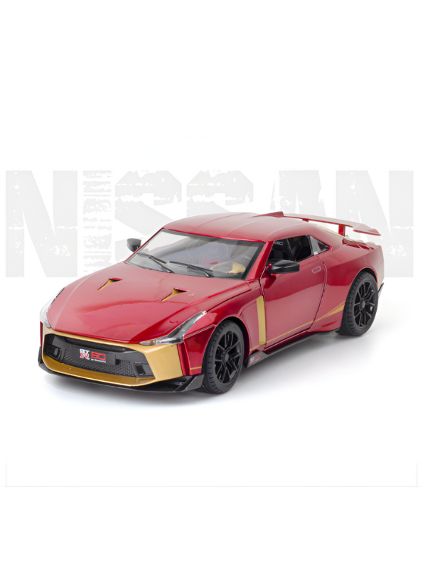 Nissan GT-R50 by Italdesign Diecast Model Car - 1/24 Scale Special Edition - Collectible Toy Car with Pull-Back Action, Lights, and Sound - Perfect Gift for Car Enthusiasts - Free Car Inside - LMI15124