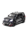 Nissan Patrol Diecast Alloy SUV Model - 1:24 Scale Pull-Back Toy Car with Lights & Sound TV6228