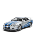 Nissan Skyline GT-R R34 1:18 Diecast Collectible Car Model – Realistic Metal Replica TV5938