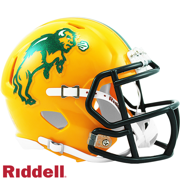 North Dakota State Bison Helmet Riddell Replica Mini Speed Style-0