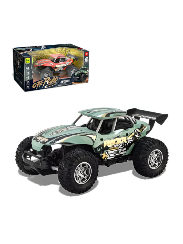 Off-Road Remote Control Truck Buggy – High-Speed RC Off-Road Vehicle for Kids Green LMI13903.