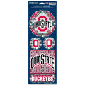 Ohio State Buckeyes Stickers Prismatic-0