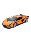 Orange - Lamborghini Aventador Diecast Car – Premium Metal Model Toy for Car Lovers & Collectors Scale 1:24 LMI15038.