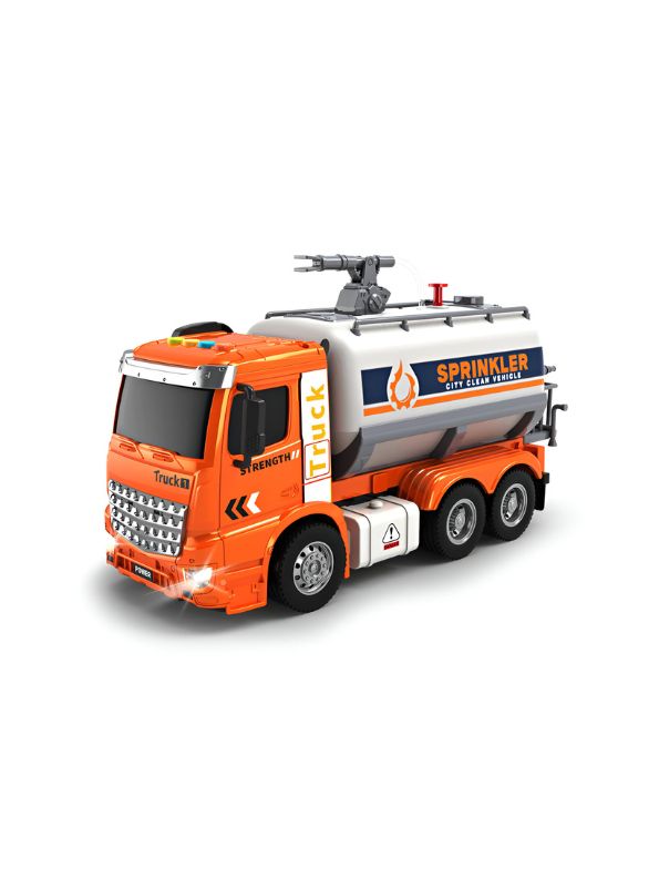 Orange - Water Tanker Carrier – Durable, Push & Go Vehicle Toy for Boys & Girls NX15049.