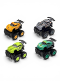 Pack of 4 Monster Truck Toys - Friction Powered Friction Cars LMI16540.