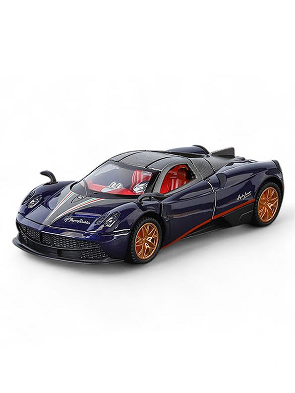 Pagani Model 1:32 Scale Diecast Car - Blue Metal Collectible | TV-N-24 - Toyloft