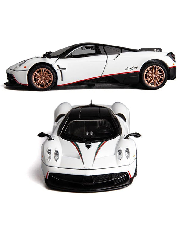 Pagani Model 1:32 Scale Diecast Car - White Metal Collectible | TV-N-24 - Toyloft