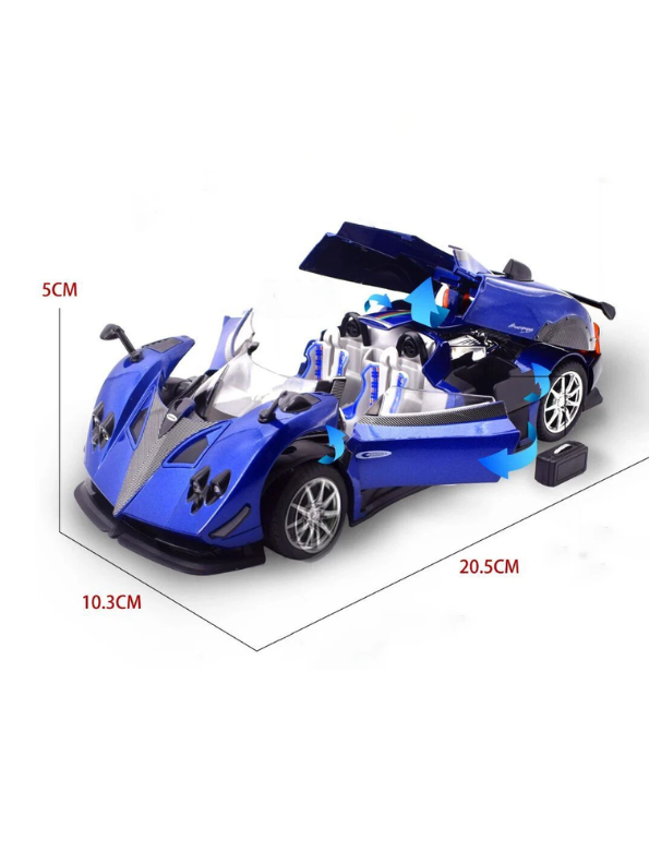Pagani Zonda HP Diecast Car – High-Quality Scale Model Collectible Car Scale 1:24 - Free Car Inside - LMI16328.