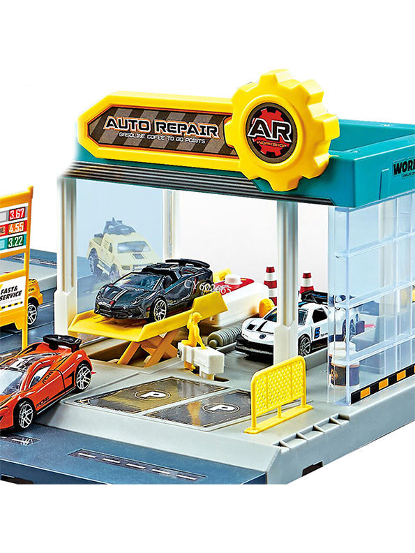 Parking Lot Race Track Toy For Kids - Multi-Level Racing Fun | NX-O-24 - Toyloft