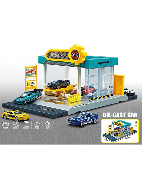Parking Lot Race Track Toy For Kids - Multi-Level Racing Fun | NX-O-24 - Toyloft