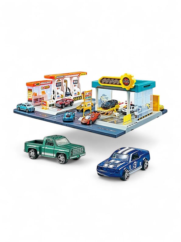 Parking Lot Race Track Toy For Kids - Multi-Level Racing Fun | NX-O-24 - Toyloft