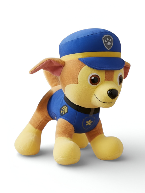 PAW Patrol Chase Plush Toy 22cm – Official Police Dog Stuffed Animal Soft Toy for Kids | Cute Cartoon Character Cuddle Teddy Gift ST7948
