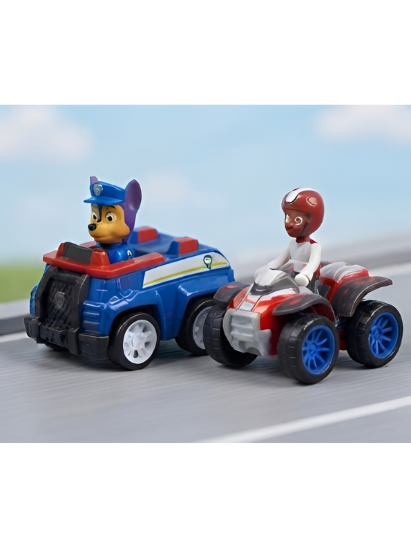 PAW Patrol Mini Vehicle Toy Set - 9 Pcs Rescue Dog Action Figures MD663