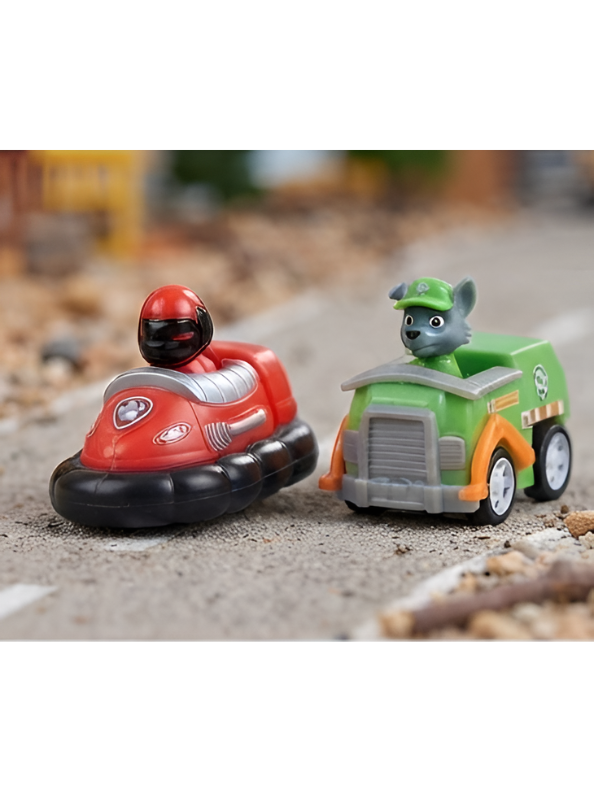 PAW Patrol Mini Vehicle Toy Set - 9 Pcs Rescue Dog Action Figures MD663