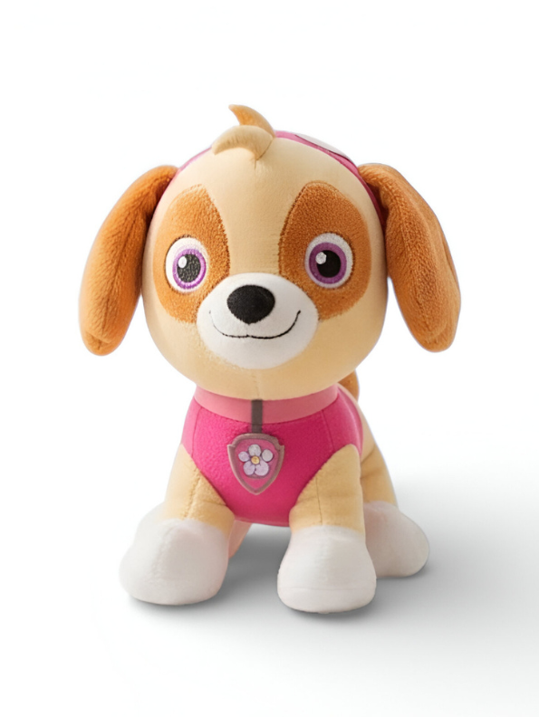 PAW Patrol Skye Plush Toy 22CM Soft Stuffed Puppy – Pink Aviator Outfit Cuddly Kids Gift ST7948