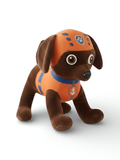 Paw Patrol Zuma Plush Toy 22cm – Chocolate Labrador Soft Toy in Orange Rescue Uniform | Official Kids Cartoon Character Gift ST7948