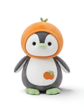 Penguin Plush with Orange Fruit Hood – 8-Inch Kawaii Soft Stuffed Animal Toy for Kids and Toddlers ST16501