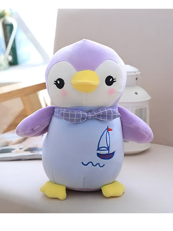 Penguin Soft Toy For Kids - Purple (MS-M-3) - Toyloft
