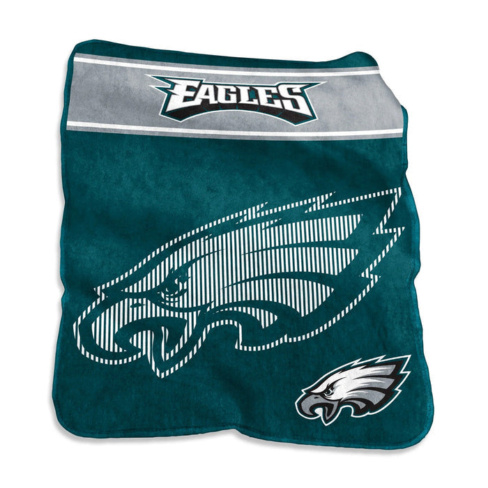 Philadelphia Eagles Blanket 60x80 Raschel Throw-0