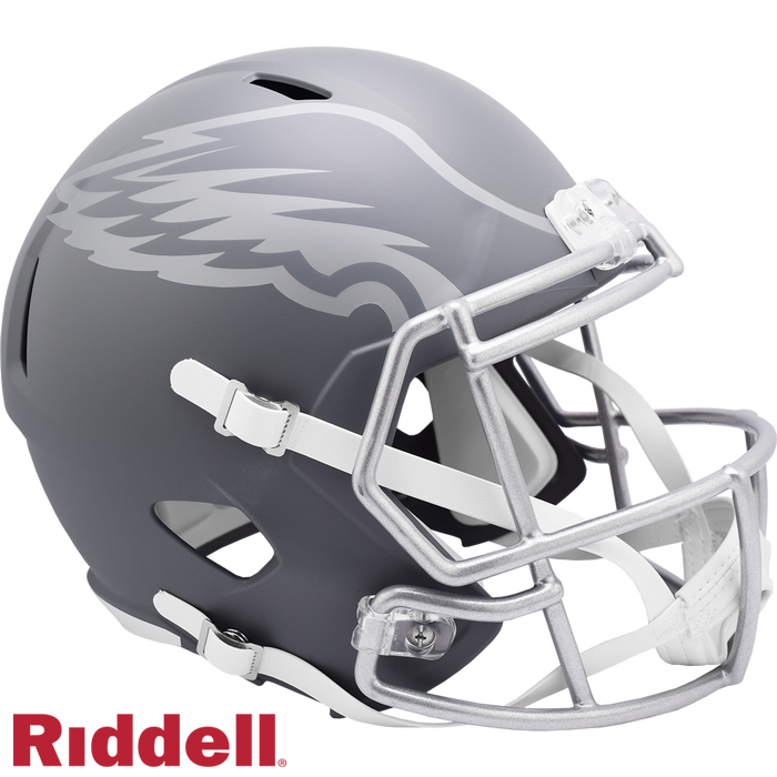 Philadelphia Eagles Helmet Riddell Replica Full Size Speed Style Slate Alternate-0