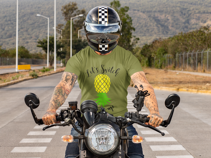 Pineapple Motivational Unisex Tee - 'Let's Switch Things Up'