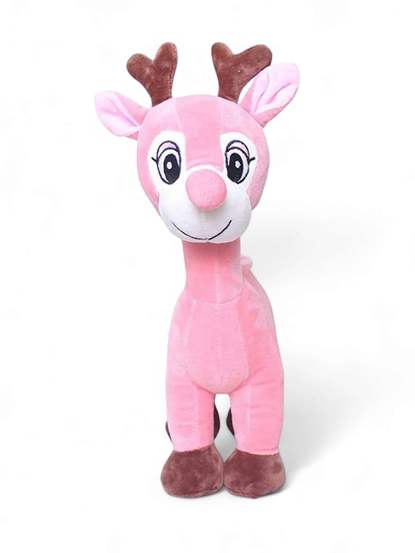 Pink - Deer Stuffed Toy For Kids - 40 CM (MS-May-4) - Toyloft