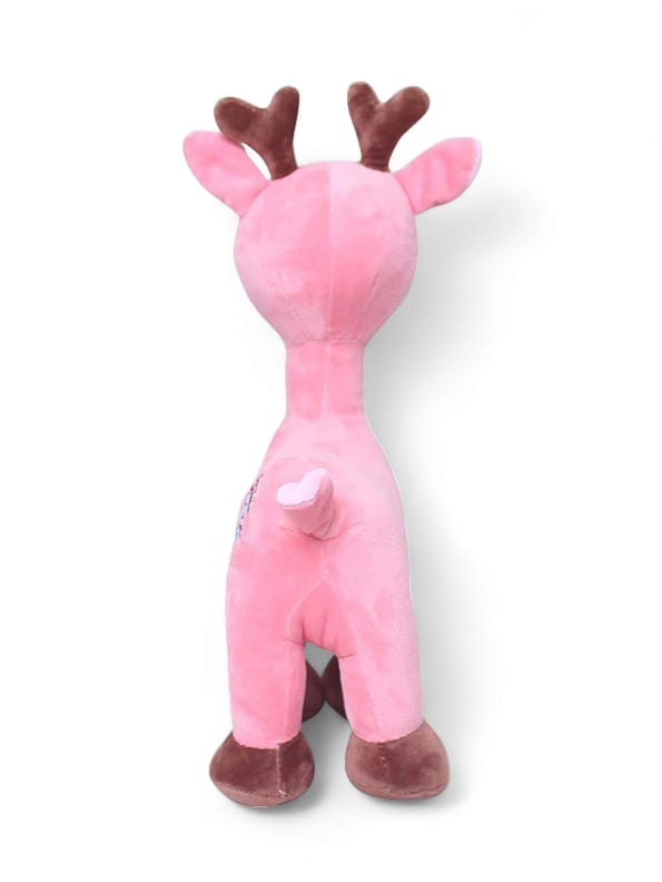 Pink - Deer Stuffed Toy For Kids - 40 CM (MS-May-4) - Toyloft
