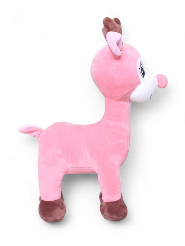 Pink - Deer Stuffed Toy For Kids - 40 CM (MS-May-4) - Toyloft
