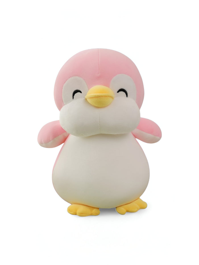 Pink - Happy Waddle Penguin Soft Toy - 7 Inch Plushie for Kids & Adults ST16502