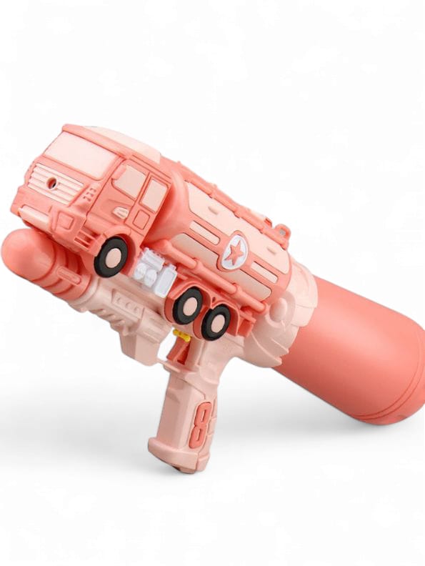 Pink - Train Model High-Pressure Water Gun - Holi & Summer Toy for Kids, Boys & Girls LMI11867.