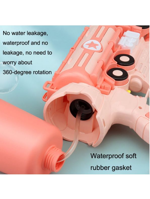 Pink - Train Model High-Pressure Water Gun - Holi & Summer Toy for Kids, Boys & Girls LMI11867.