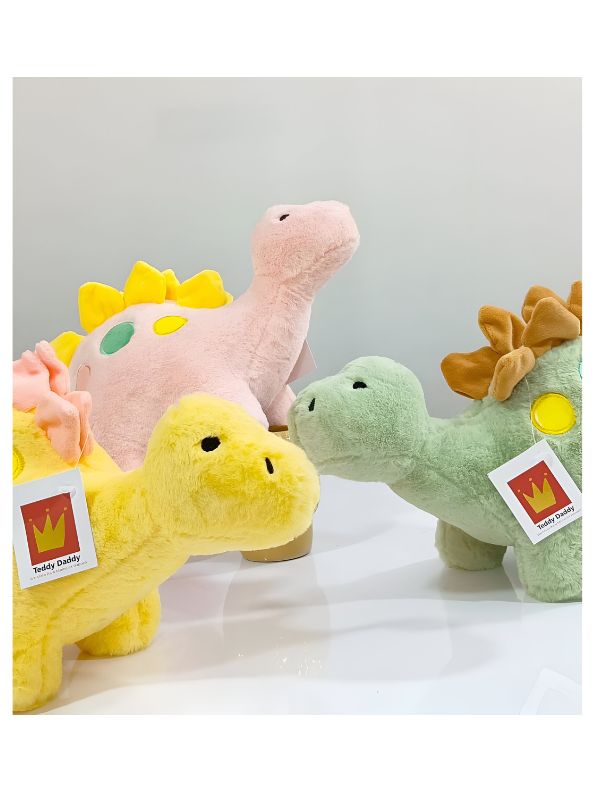 Pink - Tyra Dragon - Premium Ultra-Soft Stuffed Plush Toy for Kids and Elegant Home Décor | 10 inches - MS14505.