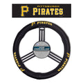 Pittsburgh Pirates Steering Wheel Cover Leather CO-0
