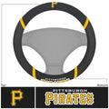 Pittsburgh Pirates Steering Wheel Cover Mesh/Stitched-0